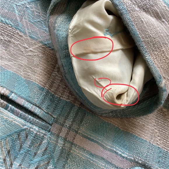 EUC vintage jacquard boyfriend suit jacket - Picture 9 of 14